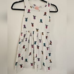 Cat & Jack White Pineapple Print Tank Dress